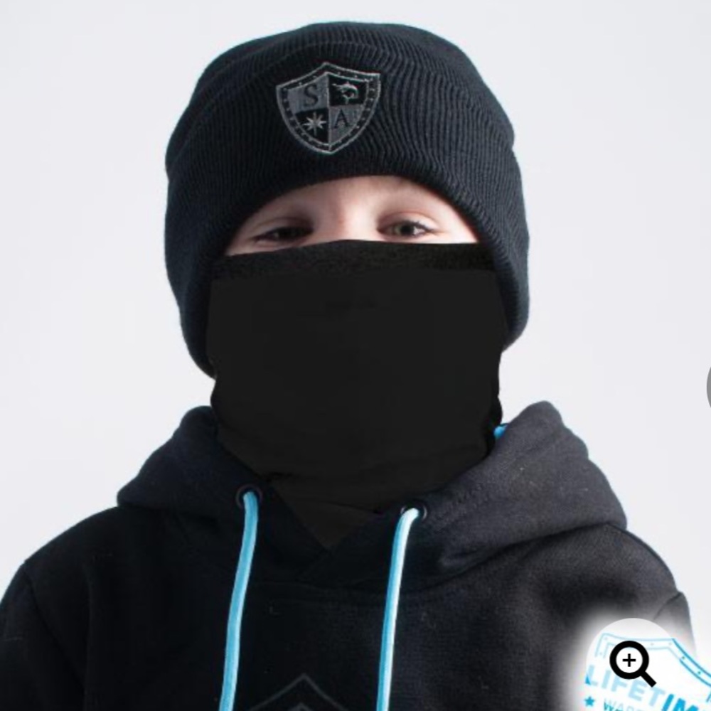 SA NWT Kids Thermal Fleece Face Shield